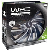 WRC Satz mit 4 16'' Turbo Zweifarb-Radkappen