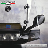 Biondi Parabrezza Club Peugeot SV Executive 50/125 cc 2002 - Completo di Attacchi