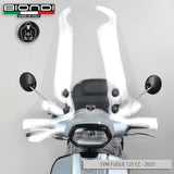 Biondi Parabrezza Mod. Z Trasparente + Kit Attacchi OXYGEN Cargo Elettrico 2008