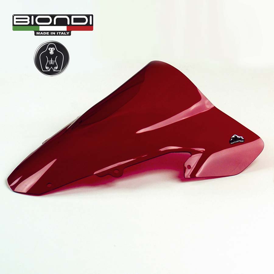 Biondi Cupolino Doppia Bolla Linea Gust Rosso Trasparente - Suzuki GSX-R 1000 2003-2004
