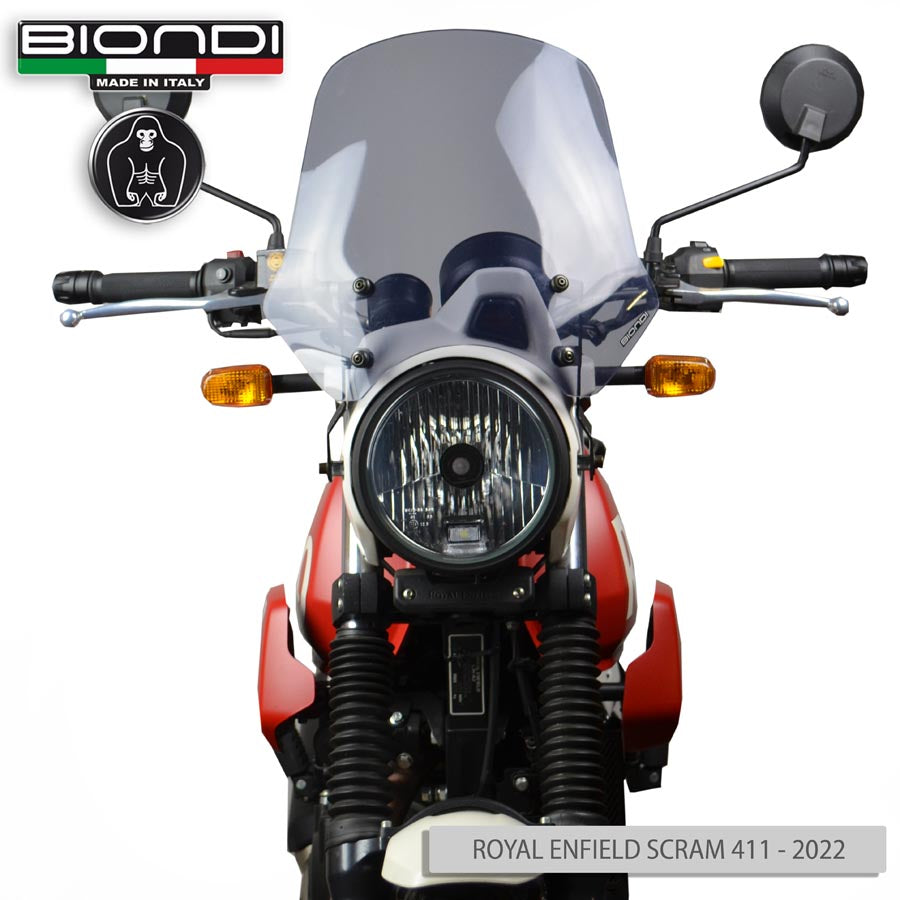 Biondi Cupolino Touring Fumè Chiaro Royal Enfield Scram 411 2022