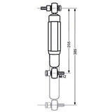 Ammortizzatore Octagon blu AL-KO 1300/2600 Kg