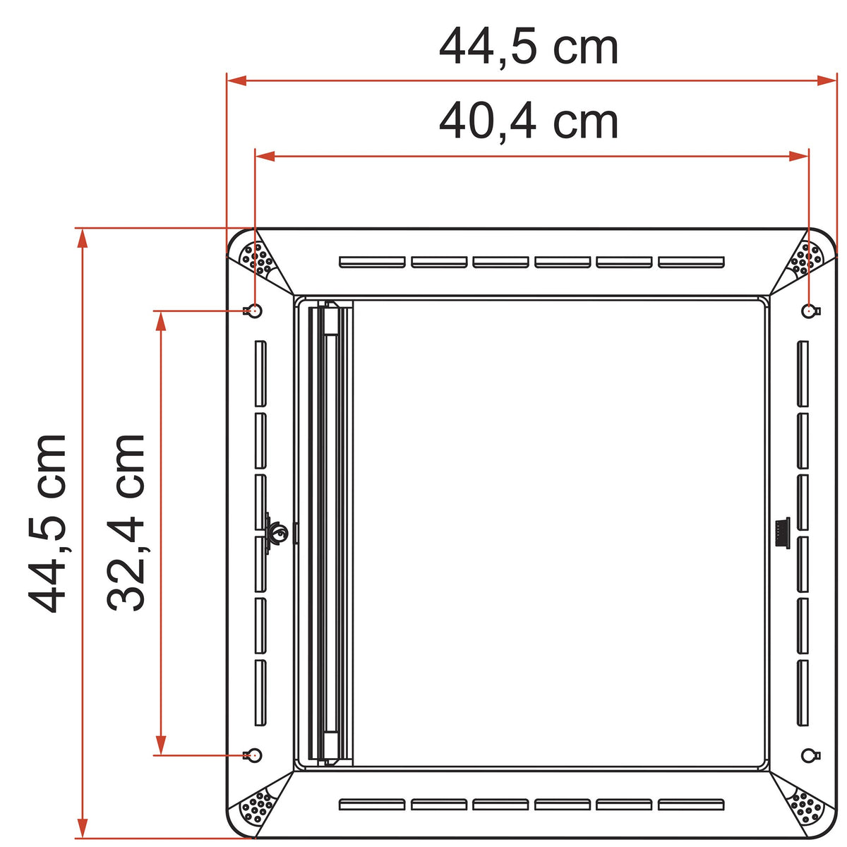 Fiamma Rollo Vent 40 tenda oscurante a rullo per oblò 40x40 cm
