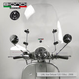 Biondi Club Parabrezza Scooter Trasparente per Vespa e Compatibili - MPN 8060900