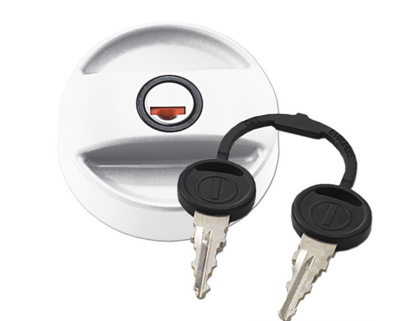 Weiße Kappe mit Zylinder und Schlüsseln FIAT 1 Stück 8032793937890