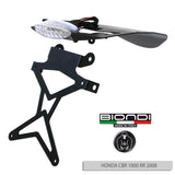 Biondi Portatarga Regolabile Acciaio Nero Honda CBR1000RR FireBlade 2008-2010