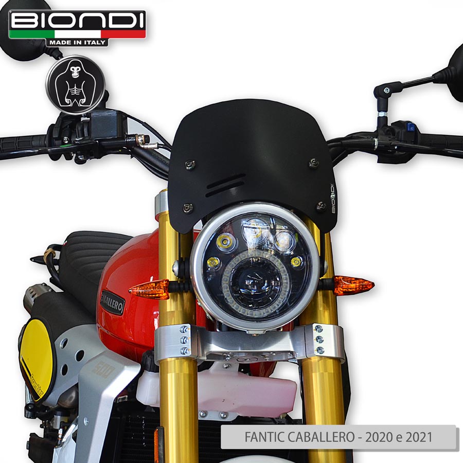 Biondi Cupolino Caffè Nero Satinato Fantic Caballero 125/250/500 2020-2023