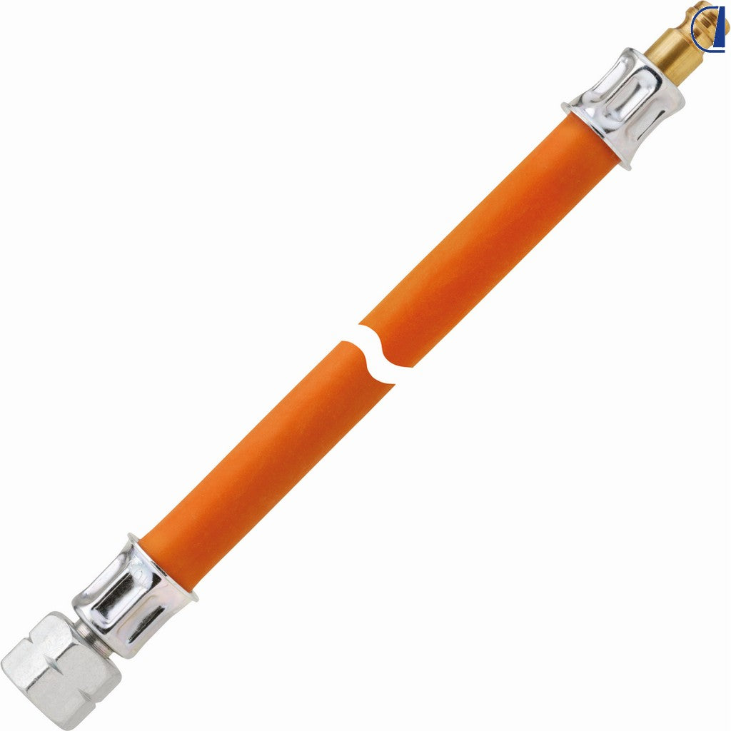 GOK Raccordo flessibile gas 4 m 10 bar innesto rapido dado G 1/4" SX