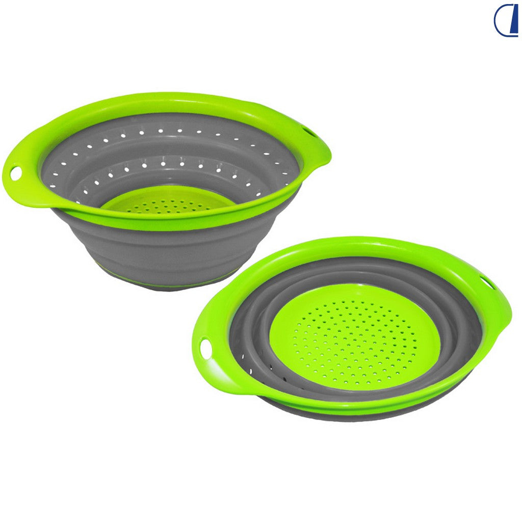 Di-Tec Scolapasta pieghevole in silicone 3 L