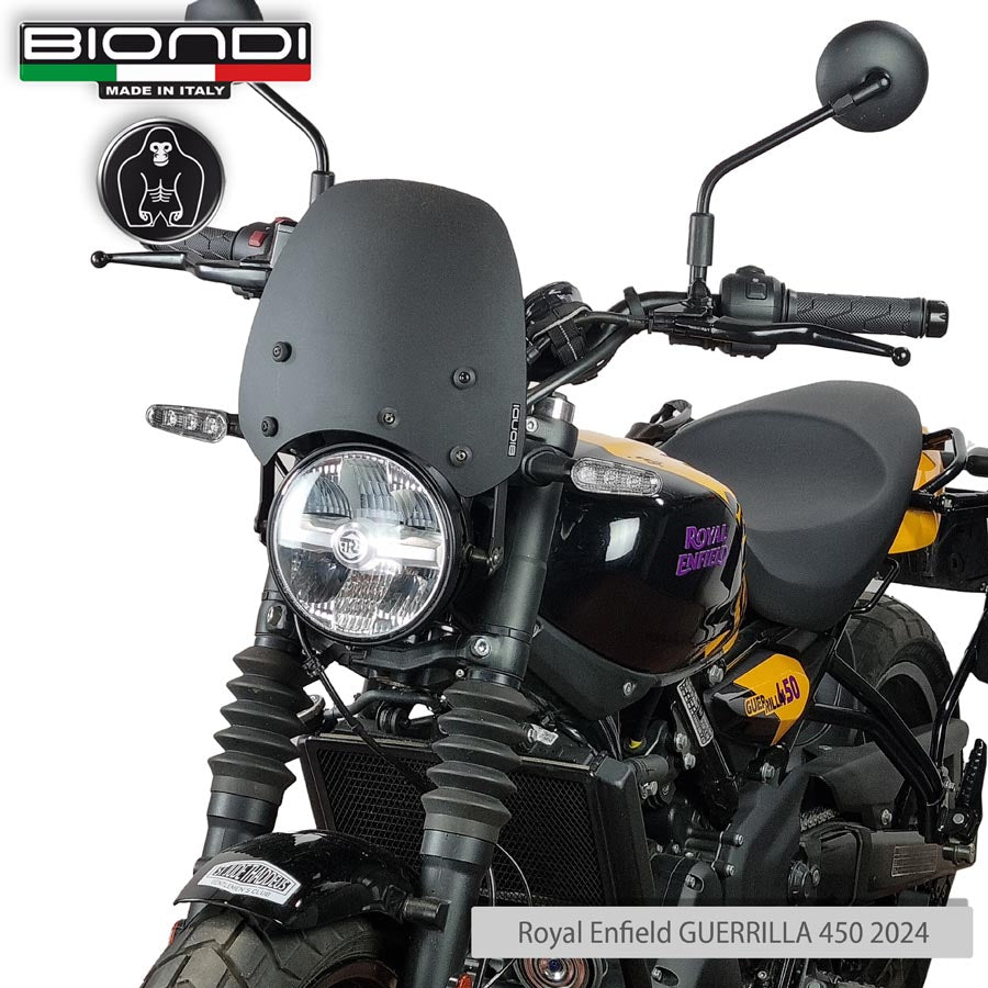 Biondi Cupolino Sport Nero Satinato Royal Enfield Guerrilla 450 2024+