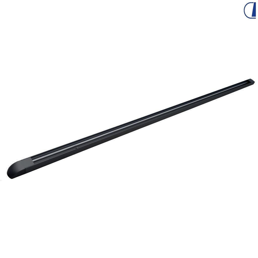 Binario da incasso per faretti Track System nero 300 mm