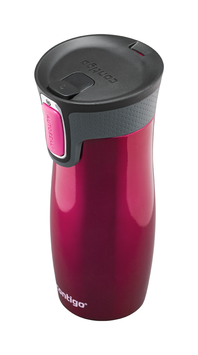 Contigo Autoseal West Loop tazza termica da viaggio, tazza da caffè 470ml (Rapsberry)