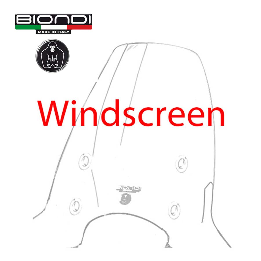 Biondi Parabrezza Club Piaggio Fly 50/125/150 cc 2004-2012 con Attacchi