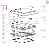 Base cerniera per cupola oblò Di-Tec 700x500