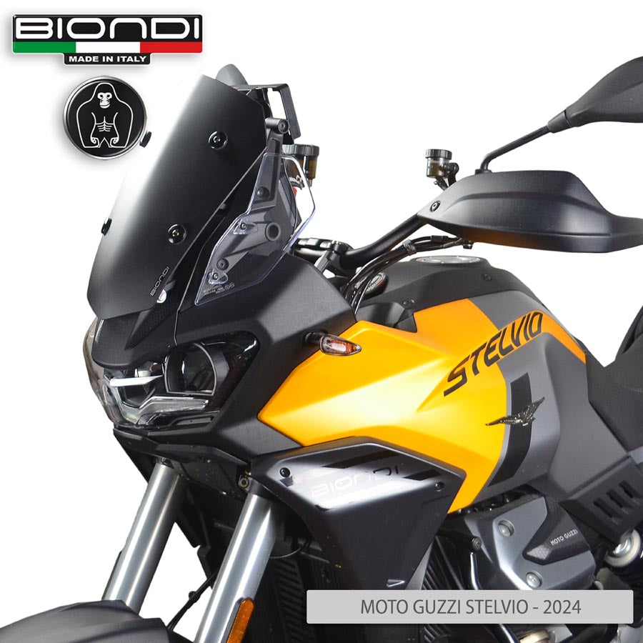 Biondi Cupolino Sport Nero Satinato Moto Guzzi V100 Mandello / Stelvio