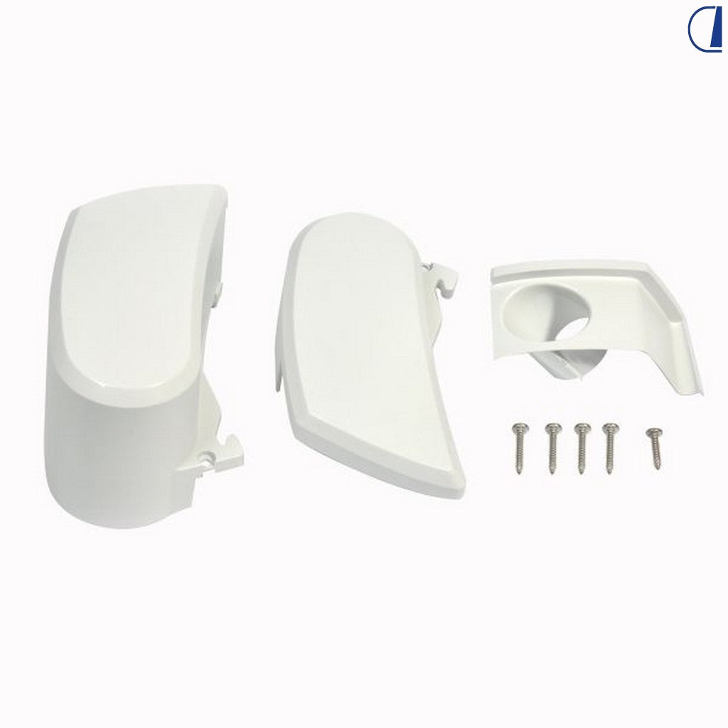 Thule Tappi finali TO 6200 bianchi per veranda camper, set sx e dx
