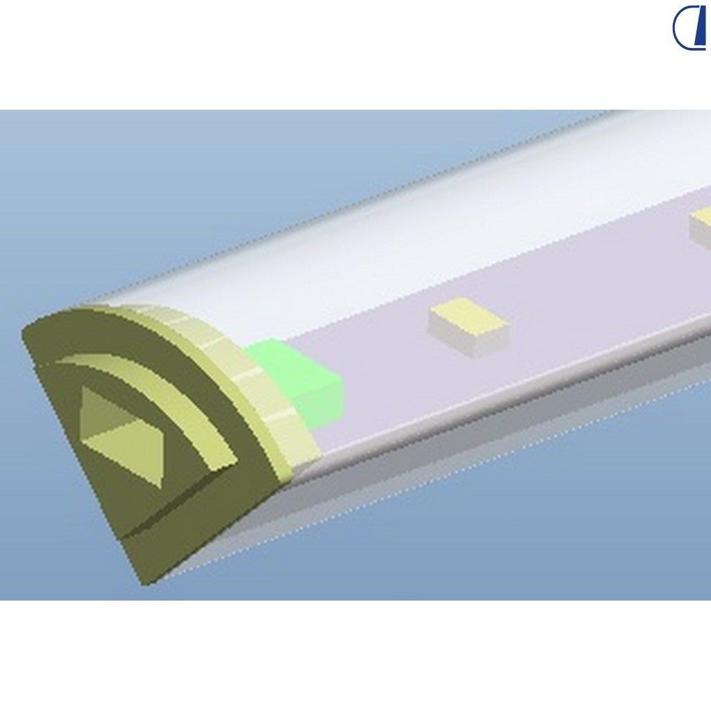 Profilo triangolare LED per veranda 1 m