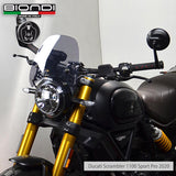 Biondi Cupolino Sport Fumè Chiaro Ducati Scrambler 400/800/1100 - MPN 8010407