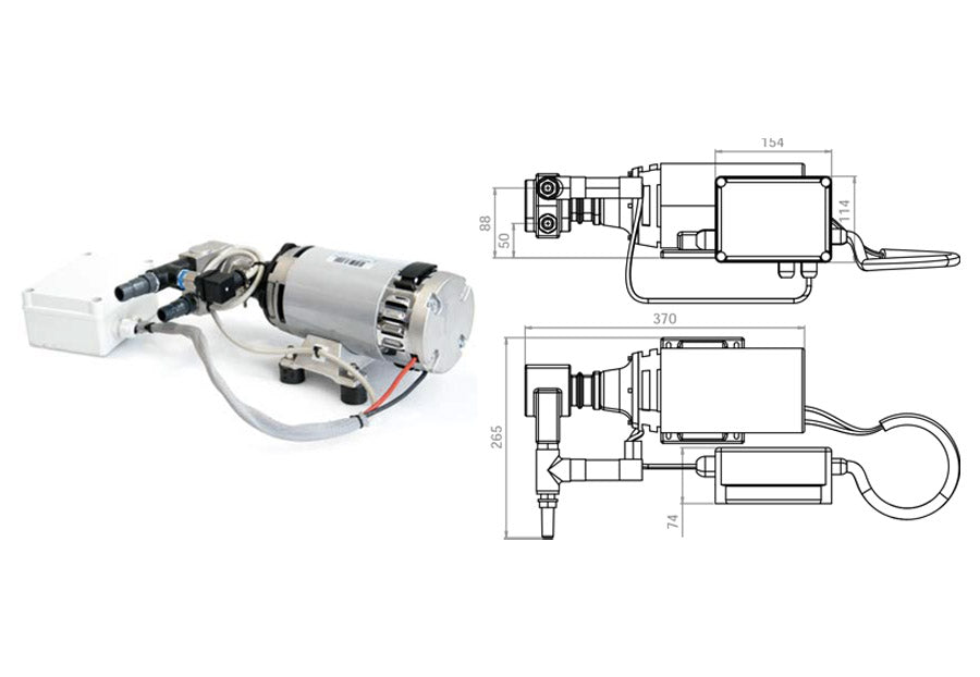 Schenker ZEN 100 Wassermacher 12 Volt 6-8 Personen Boote 35-55 Fuß