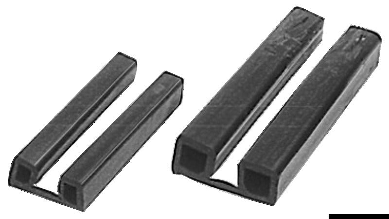 Profilo parabordi nero 55 x 21 mm