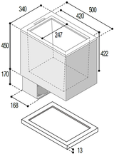 Vitrifrigo TL43 Frigofreezer a pozzetto - R600 12/24Vdc