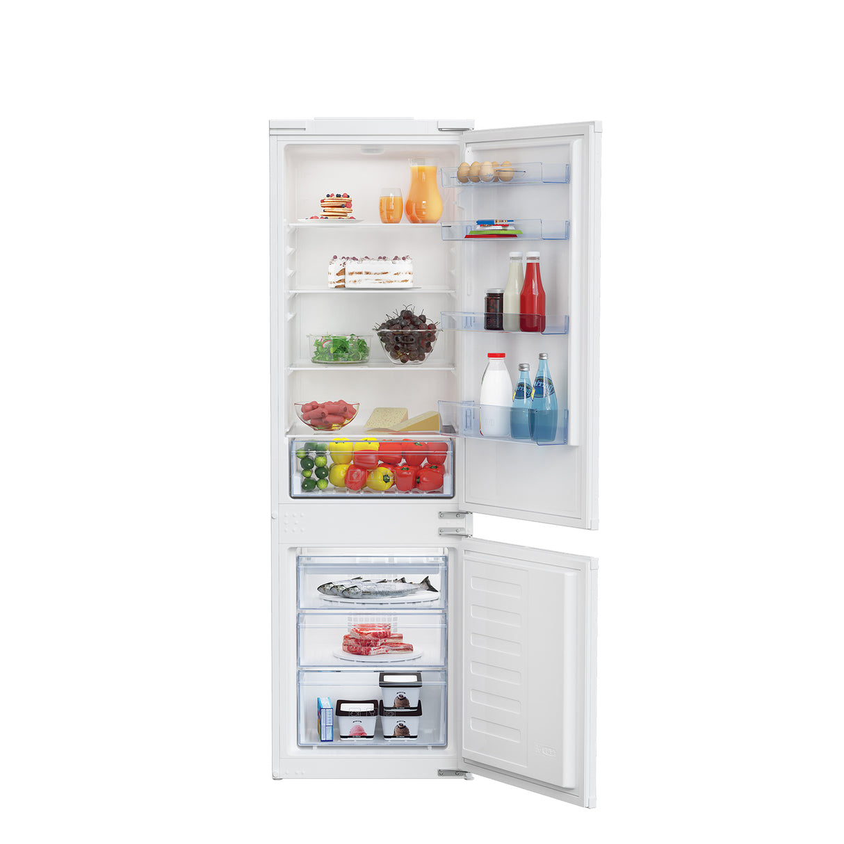 Vitrifrigo C270 DP Doppeltür-Kühlschrank – R290 12/24 Volt Gleichstrom, Weiß