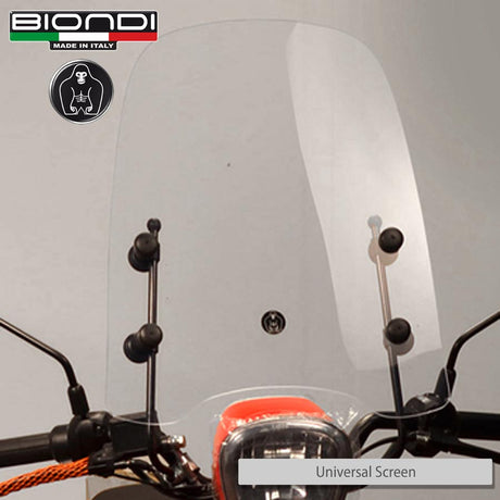 Biondi Parabrezza universale Z Scooter-Ciclomotore con attacchi al manubrio