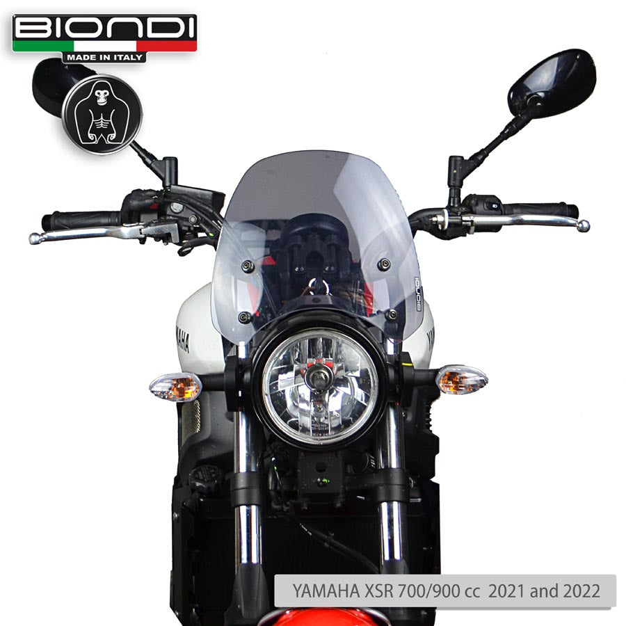 Biondi Cupolino Sport Fumè Chiaro Yamaha XSR 700/900 2021 - Kit incluso