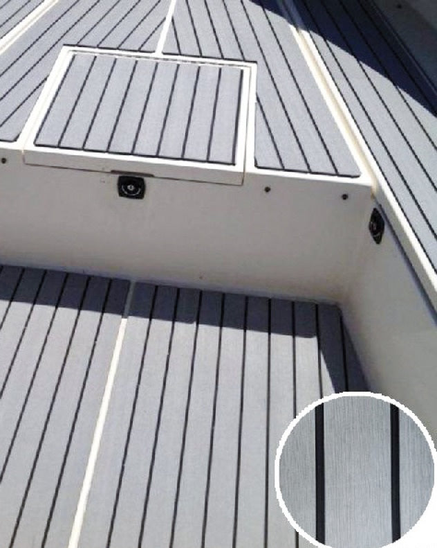 Osculati Rivestimento Teak EVA color grigio 2400x1200x6 mm 65.909.02