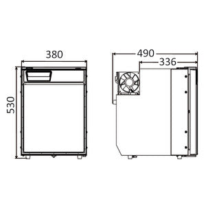 50L fridge for boats and campers Osculati 50.960.00