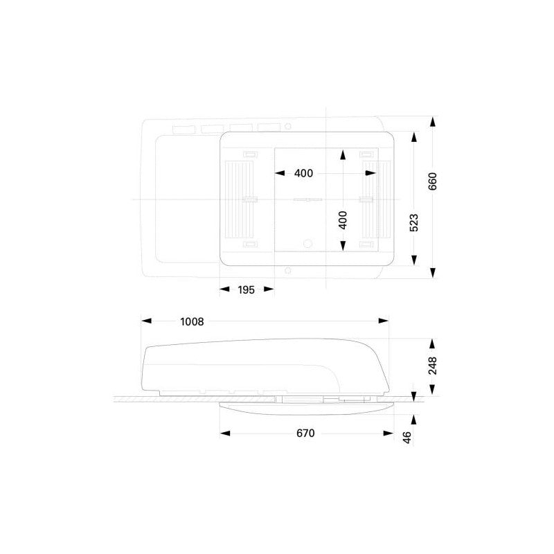 Truma condizionatore a tetto Aventa comfort per camper, caravan 2,4 kW 44091-01