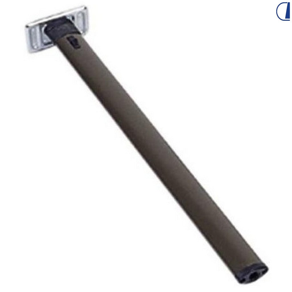 Di-Tec Gamba tavolo pieghevole in alluminio marrone H 675 mm