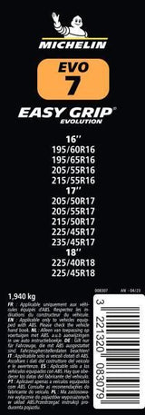 Michelin Easy Grip Evolution Schneeketten Gruppe EVO 7