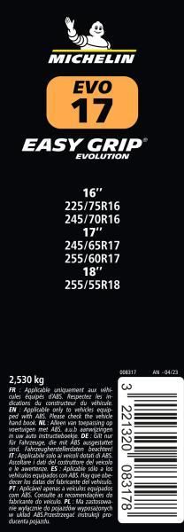 Michelin Catene neve Easy Grip Evolution gruppo EVO 17