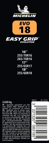 Michelin Catene neve Easy Grip Evolution gruppo EVO 18