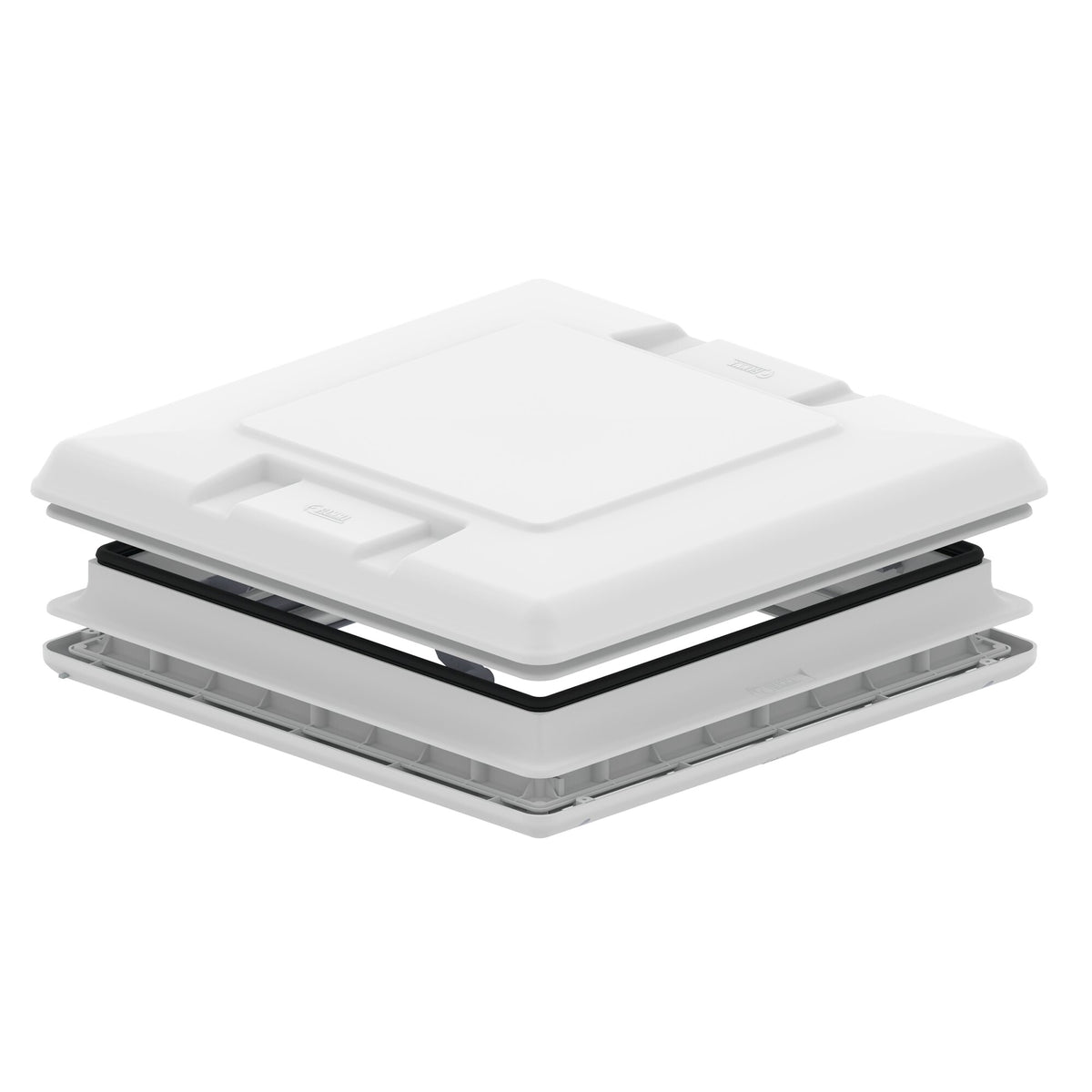Fiamma Cupola tetto Vent 50 per camper, bianca, 57x57 cm