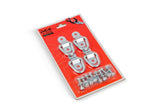 Soportes de anillo en D esenciales de 4 piezas de Acebikes