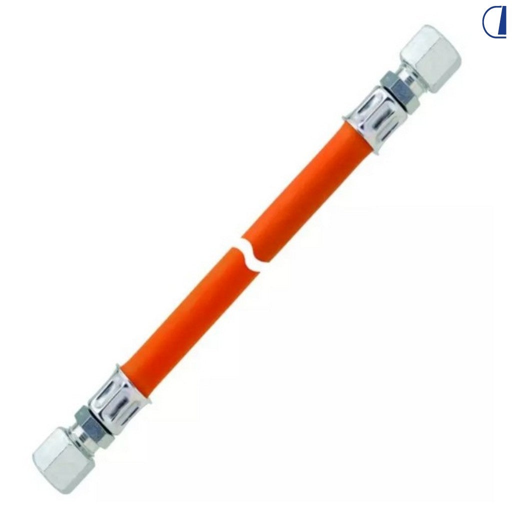 GOK Raccordo flessibile gas 10 bar dado con ogiva Ø 8 mm