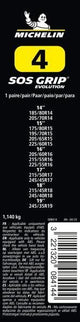 Michelin Calze da neve in tessuto SOS Grip Evolution gruppo SOS4