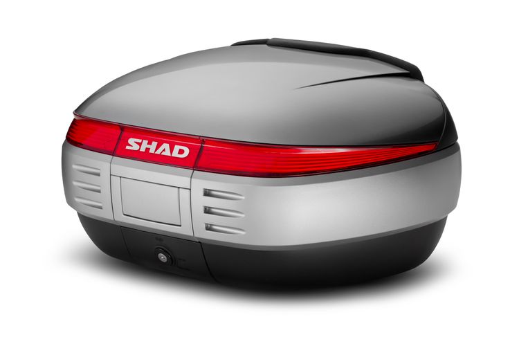 Shad Cover Top Case SH50 Grau Silber Metallic Shad D1B50E05