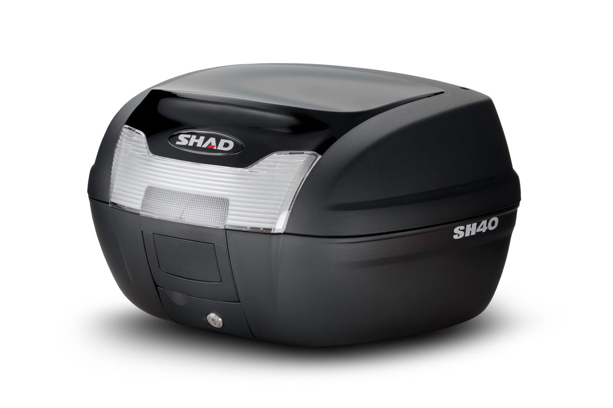 Schattenabdeckung Topcase SH40 Metallic Schwarz D1B40E21