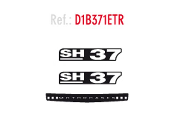 Shad „Shad“-Aufkleber für SH37 Topcase D1B371ETR