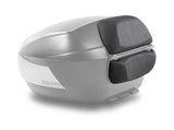 Shad SH48 Motorrad-Roller-Topcase mit Rückenlehne Dunkelgrau / Schwarz D0B48300