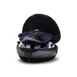 Baúl superior para motocicleta o scooter Shad SH48, gris oscuro/negro, D0B48300