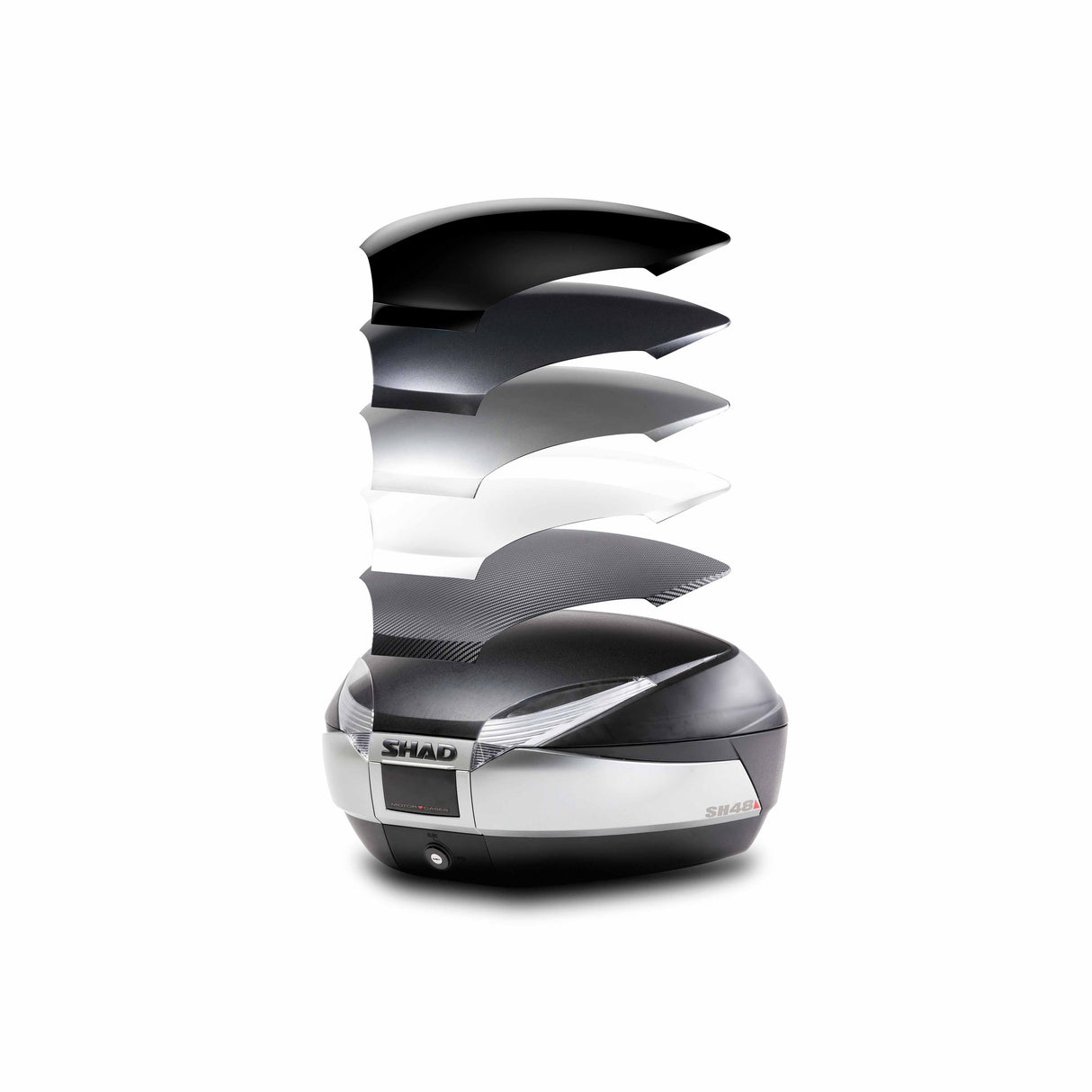 Shad SH48 Topcase Neue Version in Titan D0B48400