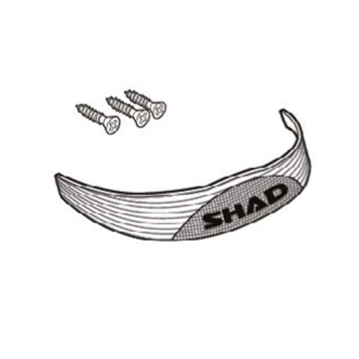 Reflector Shad para baúl SH29 blanco D1B291CAR