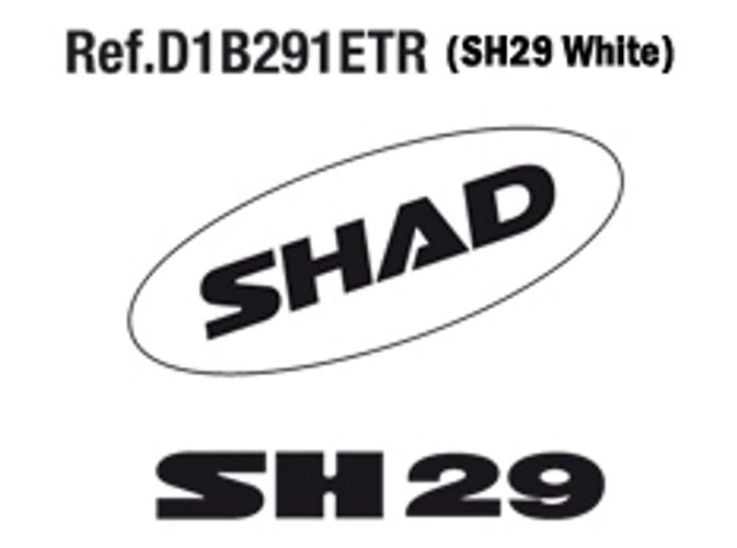 Shad SH29 Topcase-Aufkleber D1B291ETR