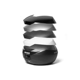 Shad SH39 Motorrad-Roller-Topcase Schwarz D0B39100