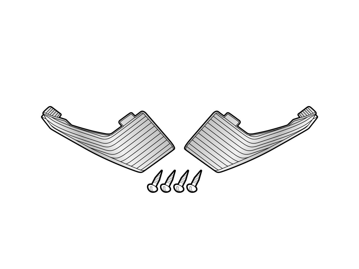 Reflectores Shad Set Blancos derecho e izquierdo Maletas SH36 D1B361CAR