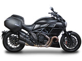 KIT VALIGIE LATERALI SHAD SH36 CARBON+TELAIO 3P SYSTEM DUCATI DIAVEL 1200 2012